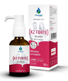 Witamina K2 FORTE (Vita MK7) 50mcg 30 ml Aliness