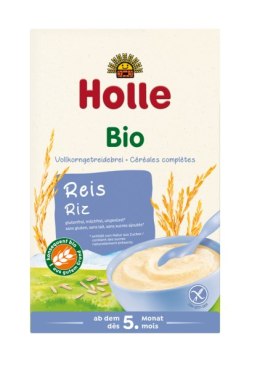 KASZKA RYŻOWA BEZ DODATKU CUKRÓW BEZGLUTENOWA OD 5 MIESIĄCU BIO 250 g - HOLLE