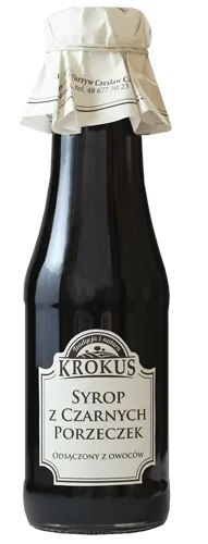 SYROP Z CZARNEJ PORZECZKI BEZGLUTENOWY 375 g (300 ml) - KROKUS