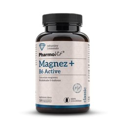 MAGNEZ Z WITAMINĄ B6 ACTIV BEZGLUTENOWY 120 KAPSUŁEK 81,37 g - PHARMOVIT (CLASSIC)