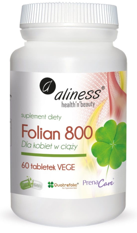PRENACARE FOLIAN DLA KOBIET W CIĄŻY 800mcg 60 tabl ALINESS