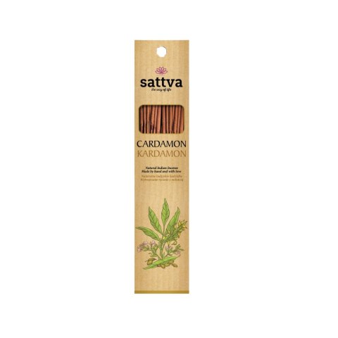 KADZIDŁO INDYJSKIE KARDAMON (15 szt.) 30 g - SATTVA
