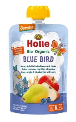 MUS W TUBCE GRUSZKA - JABŁKO - JAGODA - OWIES BEZ DODATKU CUKRÓW OD 6 MIESIĄCA DEMETER BIO 100 g - HOLLE