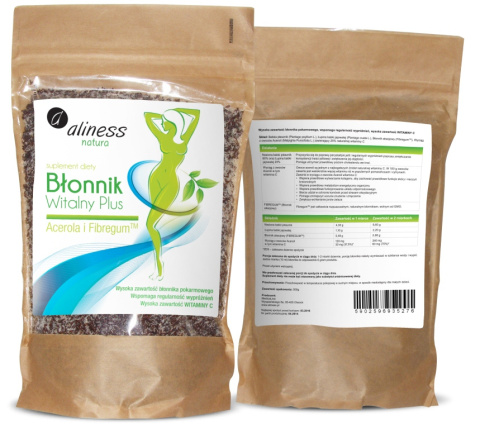 Błonnik Witalny akacjowy Acerola FIBREGUM 0,5 kg Aliness