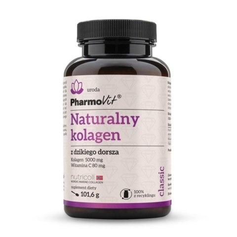 KOLAGEN Z DZIKIEGO DORSZA W PROSZKU 101,6 g (5000 mg) - PHARMOVIT (CLASSIC)