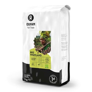 KAWA ZIARNISTA ARABICA 100% FAIR TRADE BIO 1 kg - OXFAM