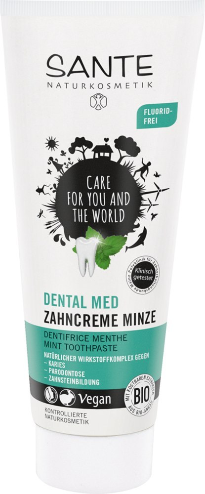 PASTA DO ZĘBÓW MIĘTOWA Z FLUOREM ECO 75 ml - SANTE