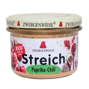 PASTA SŁONECZNIKOWA Z PAPRYKĄ PEPPERONI BEZGLUTENOWA BIO 180 g - ZWERGENWIESE