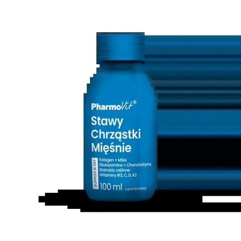 SHOT STAWY CHRZĄSTKI MIĘŚNIE BEZGLUTENOWY 100 ml - PHARMOVIT