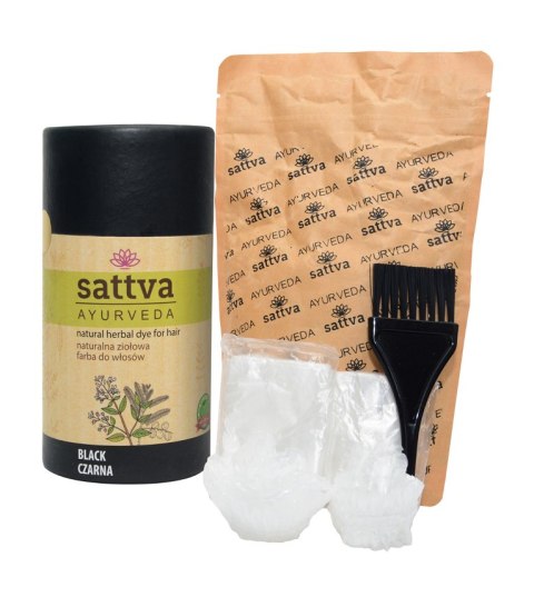 HENNA CZARNA ECO 150 g - SATTVA
