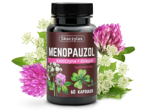 MENOPAUZOL IZOFLAWONY KONICZYNA CZERWONA DZIĘGIEL 60 KAPS SKOCZYLAS