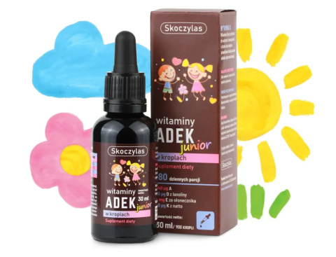 WITAMINY ADEK JUNIOR KROPLE 30 ML SKOCZYLAS