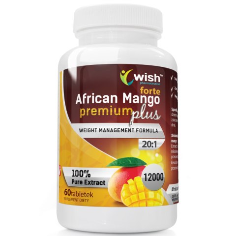WISH AFRICAN MANGO FORTE PREMIUM METABOLIZM 60 TABLETEK