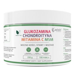 WISH GLUKOZAMINA CHONDROITYNA MSM WITAMINA C 250G