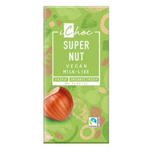 ICHOC CZEKOLADA Z ORZECHAMI LASKOWYMI (NA NAPOJU RYŻOWYM) BIO 80 g - ICHOC (VIVANI)