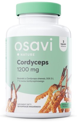 OSAVI CORDYCEPS NATURE 1200MG 120 VEGAN CAPS