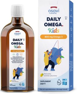 OSAVI DAILY OMEGA KIDS MARINE 800MG OMEGA 3 CYTRYNA 250ML