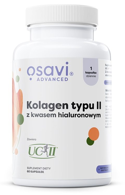 OSAVI KOLAGEN TYPU II Z KWASEM HIALURONOWYM 60 CAPS