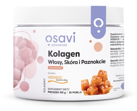 OSAVI KOLAGEN WŁOSY SKÓRA I PAZNOKCIE SŁONY KARMEL 150G