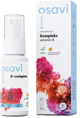 OSAVI KOMPLEKS WITAMIN B SPRAY DOUSTNY POMARAŃCZA 25ML