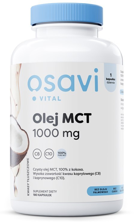 OSAVI OLEJ MCT 1000MG 180 SOFTGELS