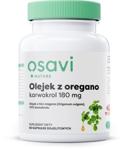 OSAVI OLEJEK Z OREGANO KARWAKROL 180MG 60 KAPSUŁEK DOJELITOWYCH