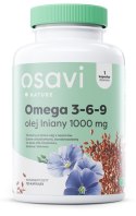 OSAVI OMEGA 3-6-9 OLEJ LNIANY 1000MG 120 SOFTGELS