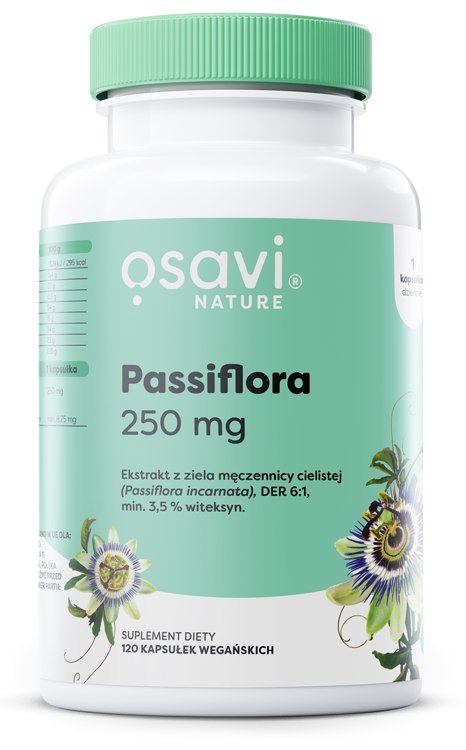 OSAVI PASSIFLORA NATURE 250MG 120 VEGAN CAPS