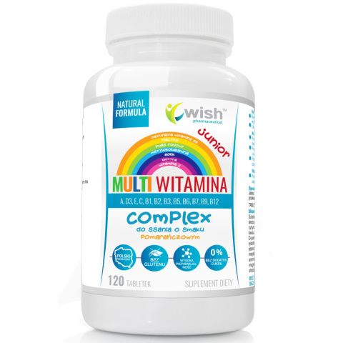 WISH MULTI WITAMINA JUNIOR DO SSANIA 120 TABLETEK