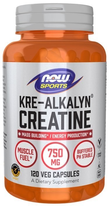 NOW FOODS Kre-Alkalyn Creatine, Kreatyna - 120 caps