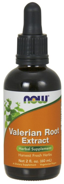 NOW FOODS Ekstrakt Z Kozłka Lekarskiego w płynie - 60 ml.