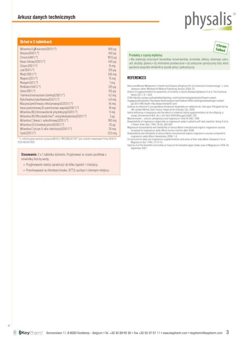 MULTIWITAMINA A - Z 45 TABLETEK - PHYSALIS