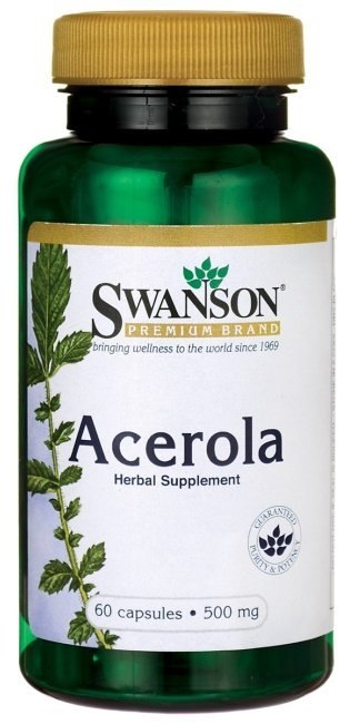 SWANSON ACEROLA 500 MG 60 KAPSUŁEK