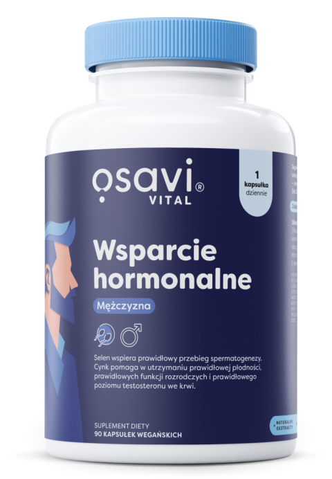 OSAVI Wsparcie Hormonalne Mężczyzna - 90 vegan caps