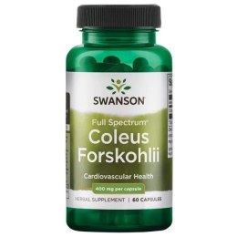 SWANSON FULL SPECTRUM COLEUS FORSKOHLII 400 MG 60 KAPSUŁEK