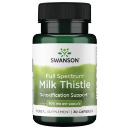 SWANSON FULL SPECTRUM MILK THISTLE , OSTROPEST PLAMISTY 500 MG 30 KAPS