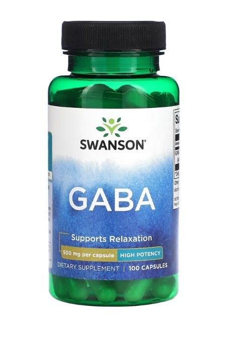 SWANSON GABA 500 MG 100 KAPSUŁEK