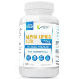 WISH KWAS ALFA LIPONOWY (ALA) 200MG 120 KAPSUŁEK