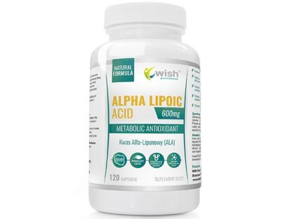 WISH KWAS ALFA LIPONOWY (ALA) 600MG 120 KAPSUŁEK