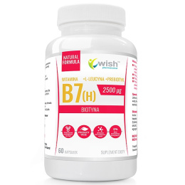 WISH WITAMINA B7 2500MCG BIOTYNA (H) 60 KAPSUŁEK