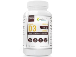 WISH WITAMINA D3 2000IU 120 KAPSUŁEK