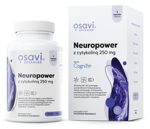 Osavi Neuropower z Cytykoliną 250mg - 60 vegan caps