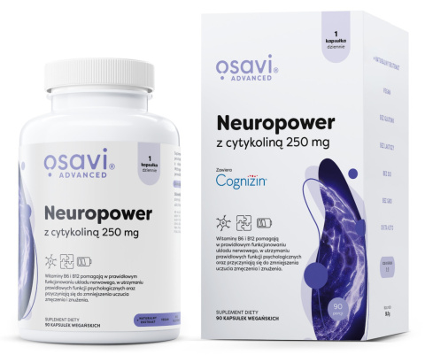 Osavi Neuropower z Cytykoliną 250mg - 90 vegan caps