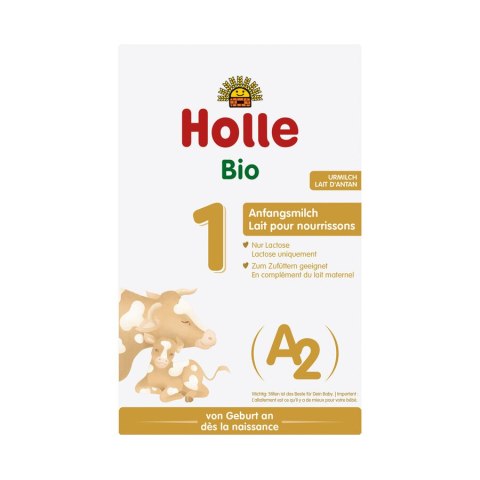 MLEKO A2 KROWIE 1 POCZĄTKOWE DLA NIEMOWLĄT BIO 400 g - HOLLE