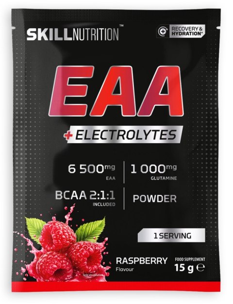 EAA + ELEKTROLITY, MALINA - 15G (1 SASZETKA) SKILL