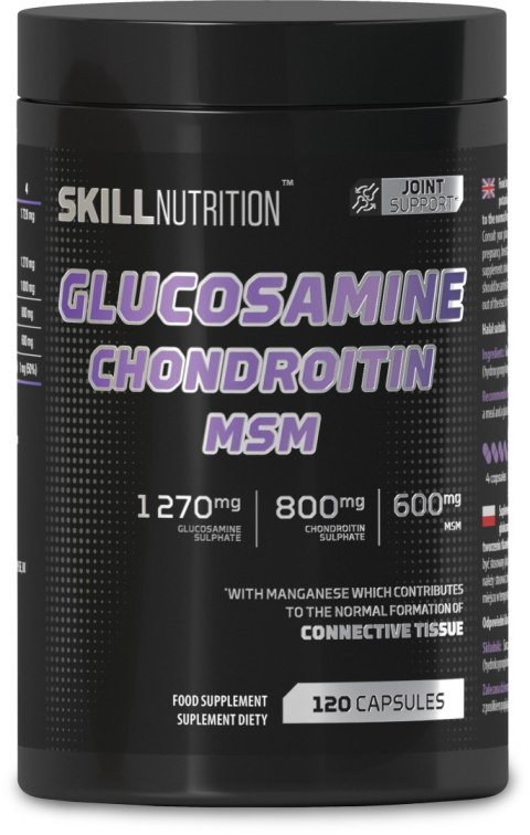 GLUKOZAMINA CHONDROITYNA MSM - 120 CAPS SKILL