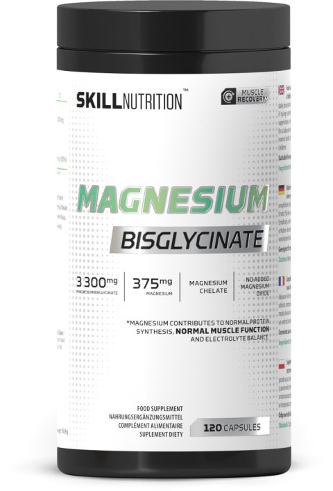 MAGNEZ W FORMIE BISGLICYNIANU - 120 CAPS SKILL