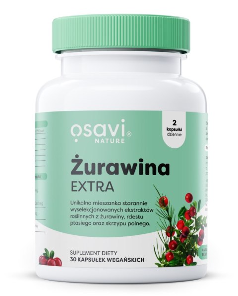 ŻURAWINA EXTRA DROGI MOCZOWE 30 KAPS. VEGE OSAVI