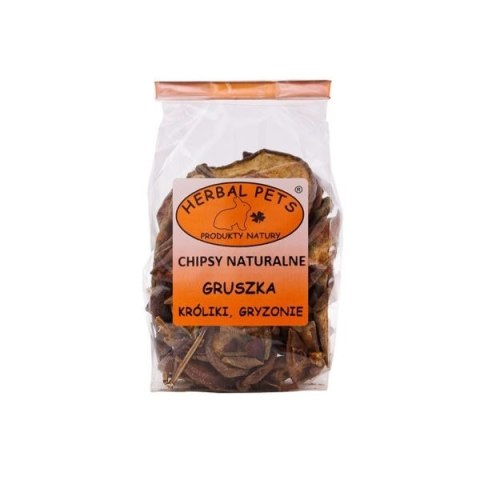 Herbal Pets Naturalne Chipsy z Gruszki dla Królika - Owocowy Przysmak