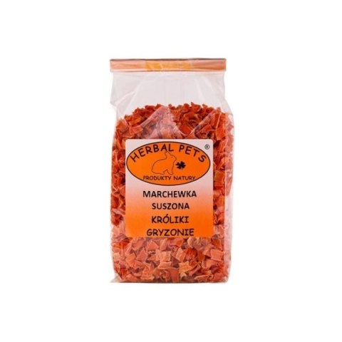 Herbal Pets Suszona Marchewka dla Królika - Naturalny Gryzak Warzywny